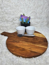 Load image into Gallery viewer, Acacia Wooden Paddle Cheese Boards - with handle (Round)