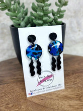 Load image into Gallery viewer, "Blue Cosmo" -Jelly Drops - studs