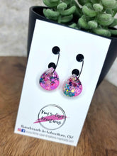 Load image into Gallery viewer, Organic Small Tear Drop - Thin Hoops