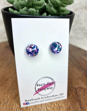 Load image into Gallery viewer, 12mm Resin Stud Earrings
