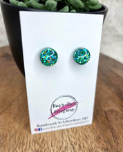 Load image into Gallery viewer, 12mm Resin Stud Earrings
