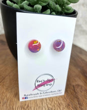 Load image into Gallery viewer, 12mm Resin Stud Earrings
