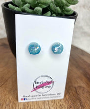 Load image into Gallery viewer, 12mm Resin Stud Earrings
