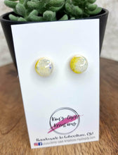 Load image into Gallery viewer, 12mm Resin Stud Earrings
