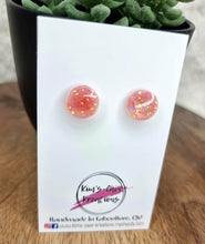 Load image into Gallery viewer, 12mm Resin Stud Earrings
