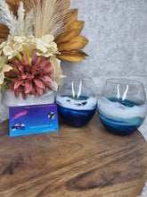 Load image into Gallery viewer, Stemless wine glasses - Ocean Inspired
