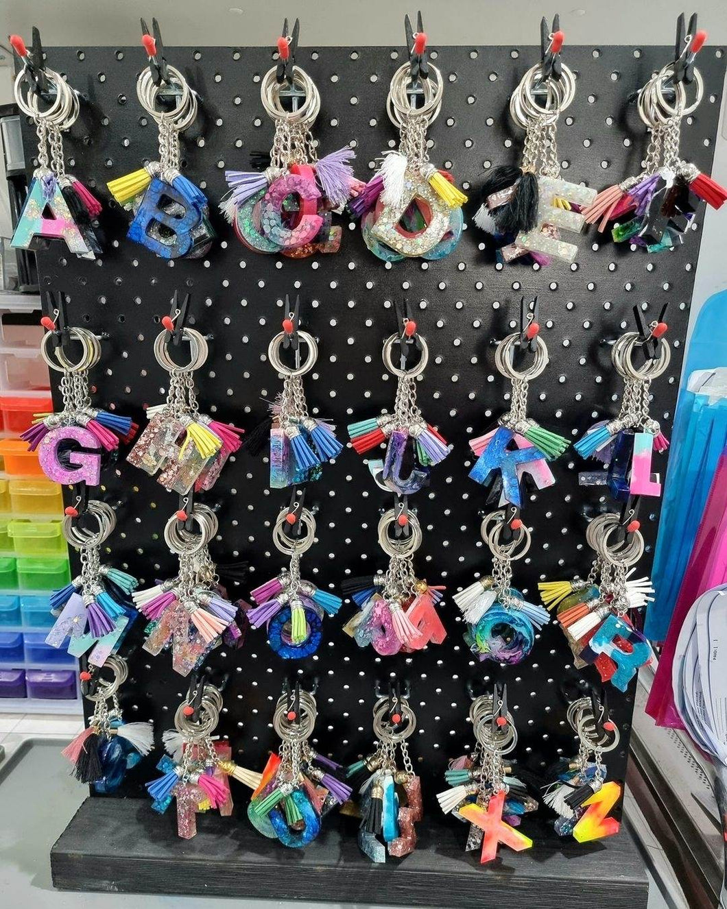 Alphabet Keyrings - Custom Order