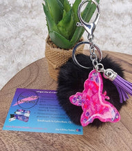 Load image into Gallery viewer, Handpainted Pom Pom Keychains
