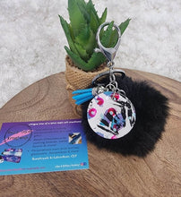 Load image into Gallery viewer, Handpainted Pom Pom Keychains
