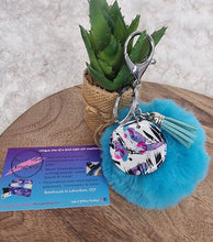 Load image into Gallery viewer, Handpainted Pom Pom Keychains
