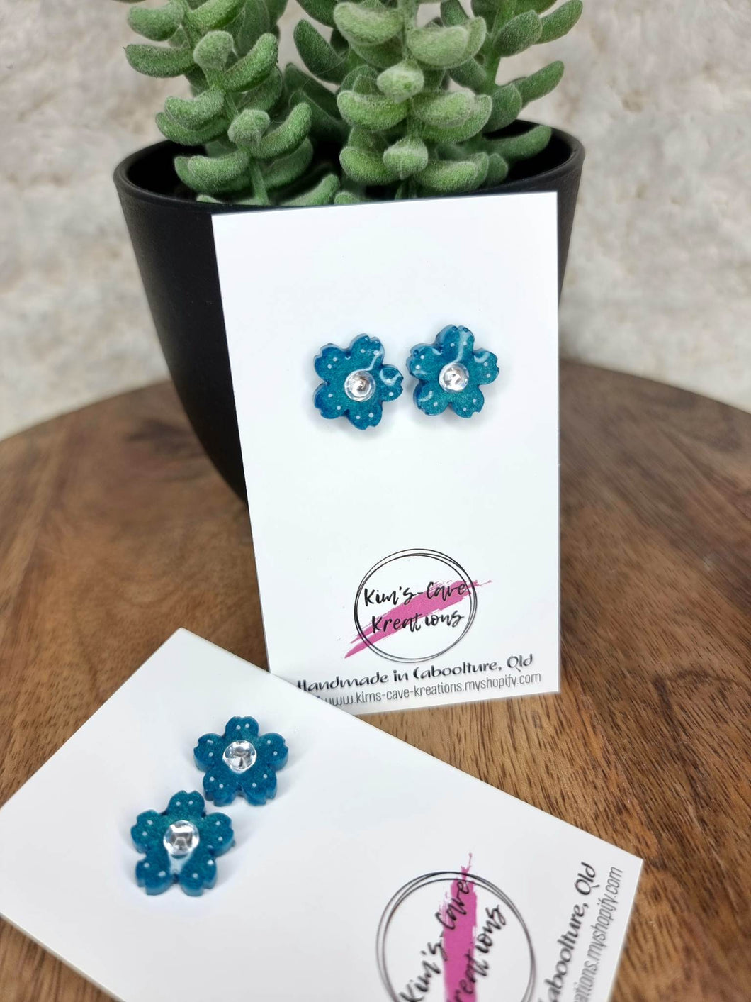 Organic Mini Flower Studs