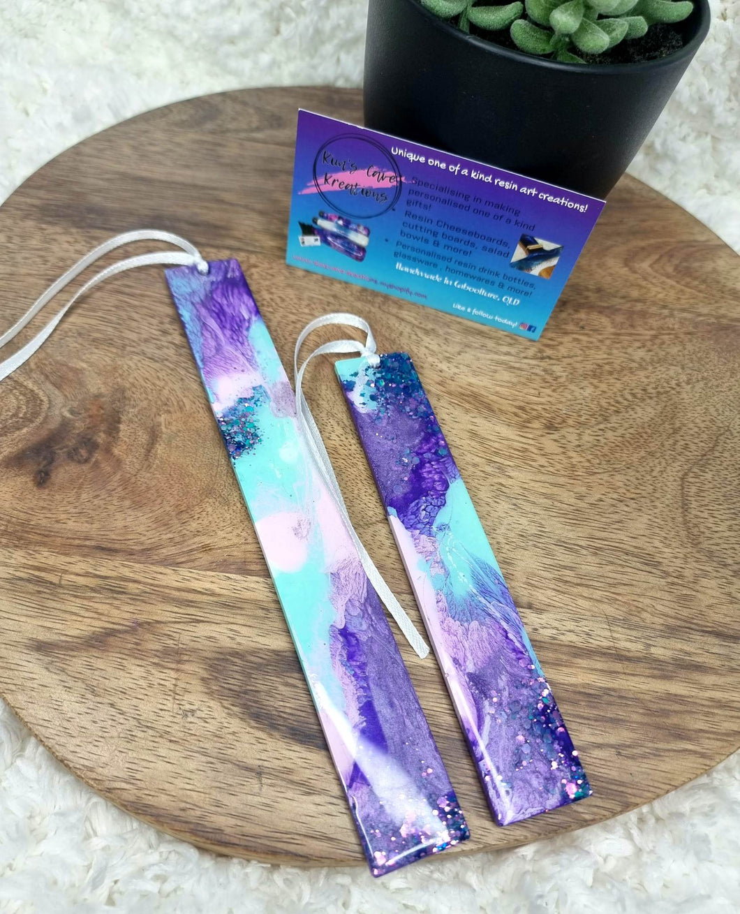 Resin Bookmarks - 2 sizes available