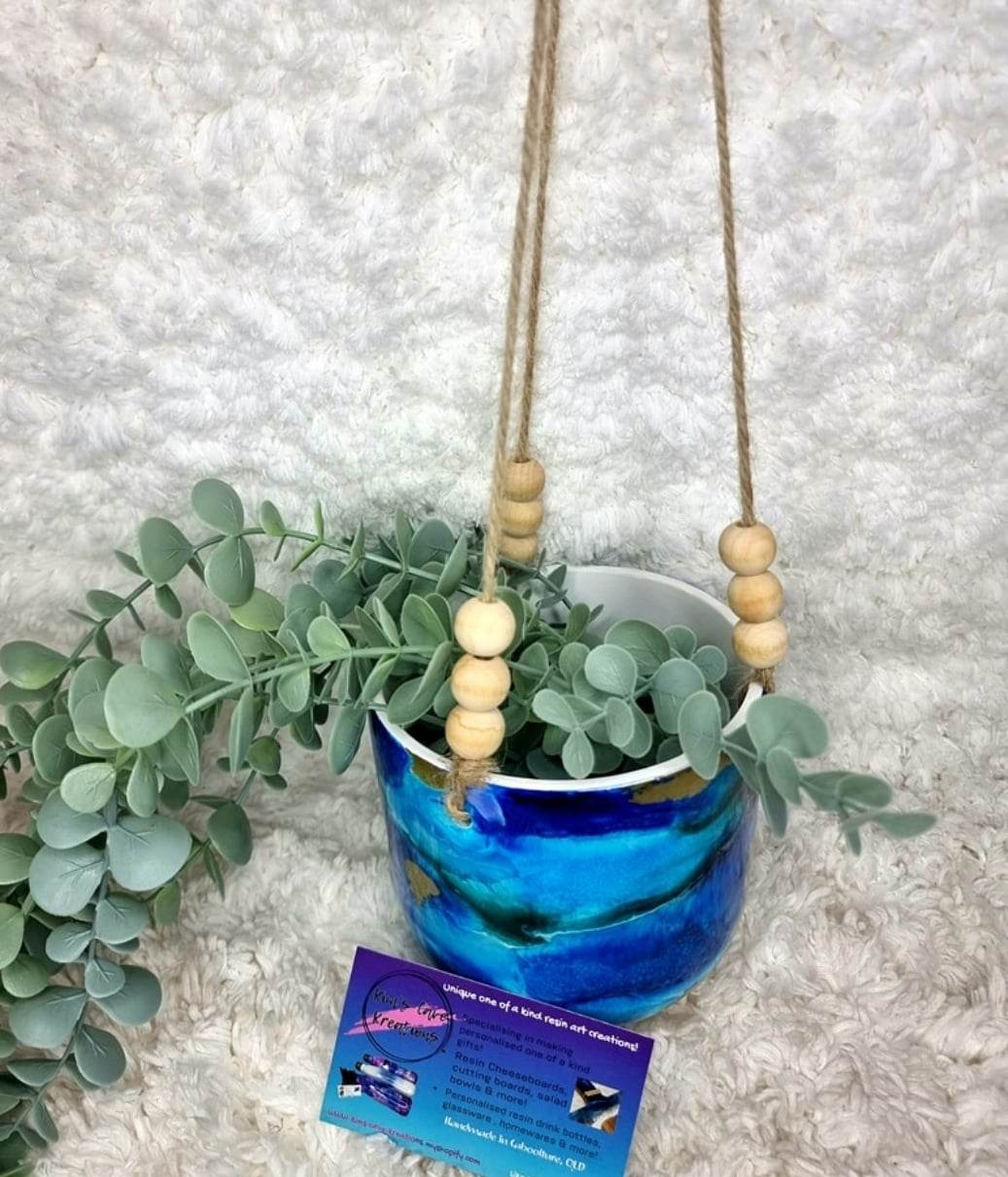 Hanging Pots - Blue