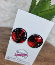 Load image into Gallery viewer, 25mm Handpainted Earrings - Studs
