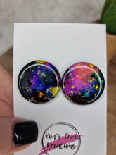 Load image into Gallery viewer, 25mm Handpainted Earrings - Studs
