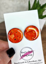 Load image into Gallery viewer, 25mm Handpainted Earrings - Studs
