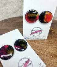 Load image into Gallery viewer, 25mm Handpainted Earrings - Studs
