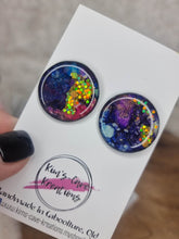 Load image into Gallery viewer, 25mm Handpainted Earrings - Studs
