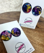 Load image into Gallery viewer, 25mm Handpainted Earrings - Studs
