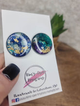 Load image into Gallery viewer, 25mm Handpainted Earrings - Studs
