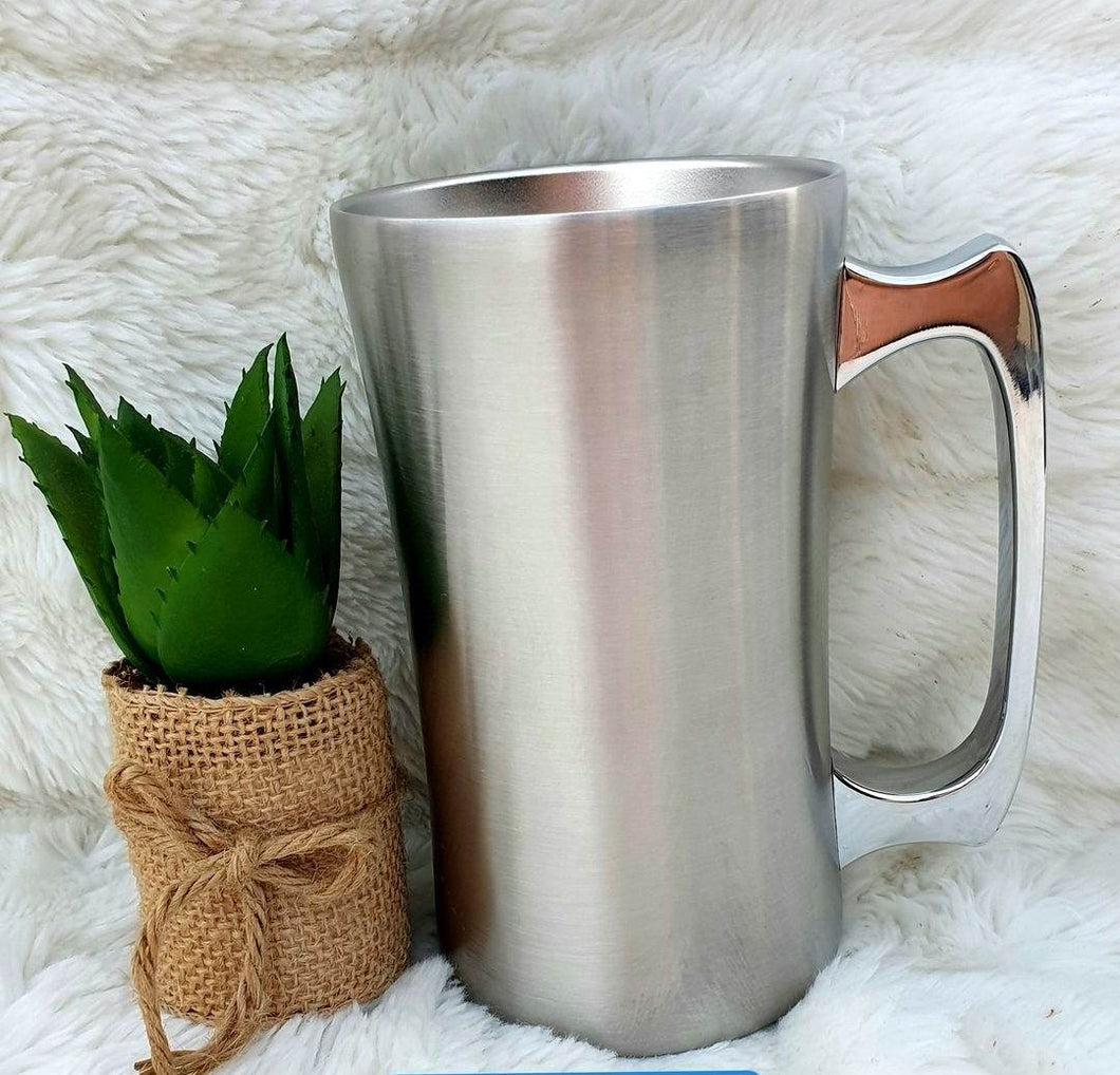 20oz Beer Mug Tumbler with lid & handle (approx. 591ml)